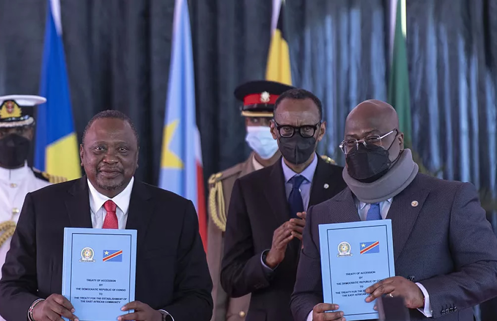DR Congo Signs the East African Community Treaty
